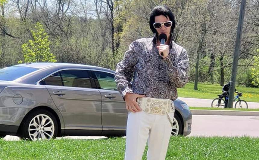 Elvis impersonator