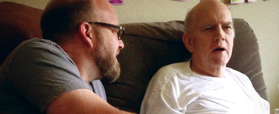 Sean O'Brien with his father