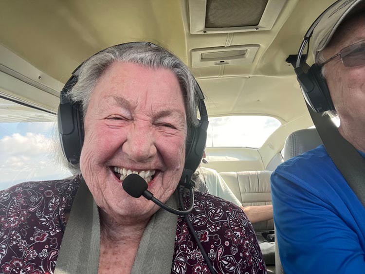 Lifelong pilot and Silverado resident flies again at 92